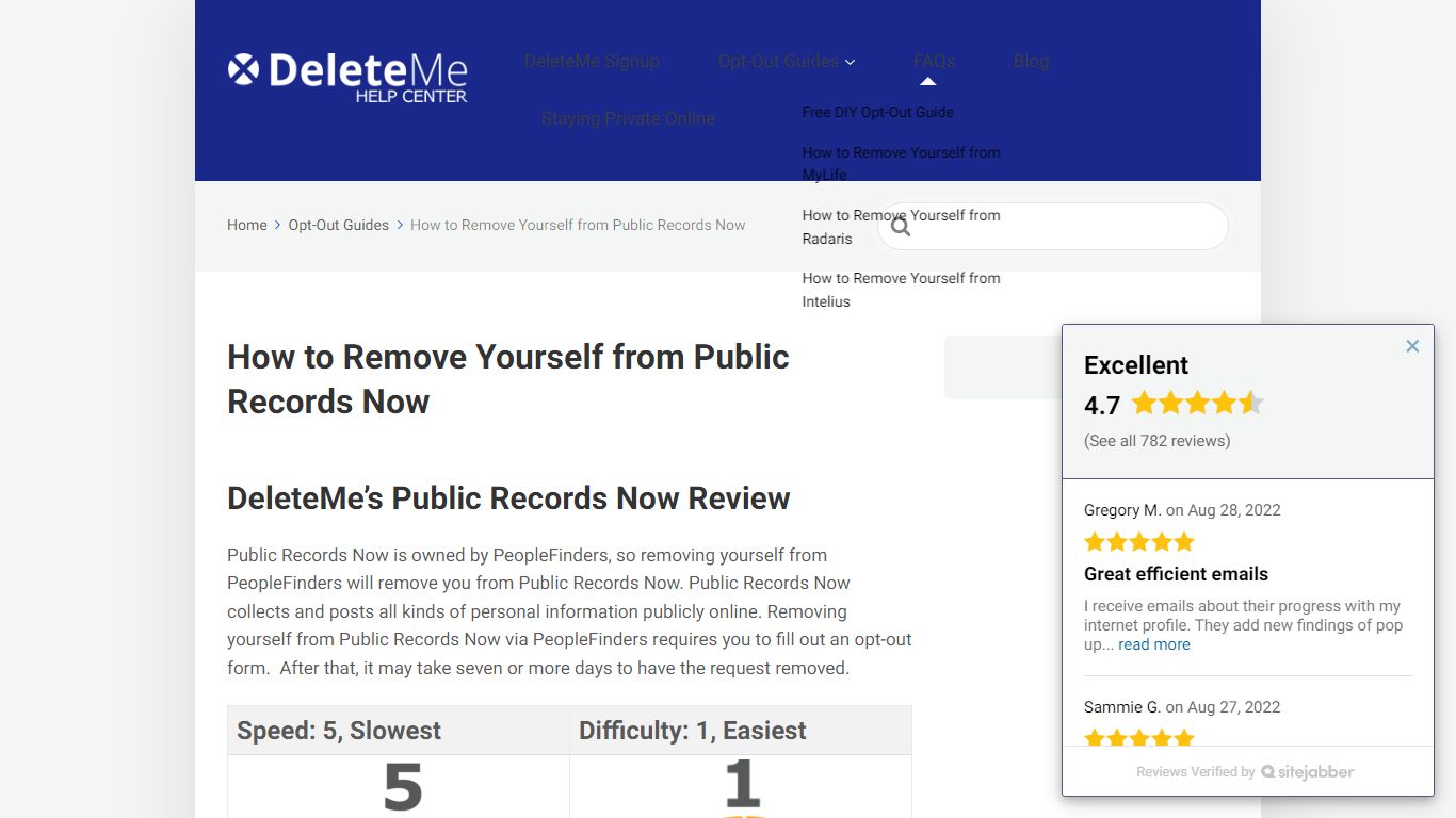 How to Remove Yourself from Public Records Now - DeleteMe Help & Support